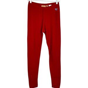 NWT Minus 33 Midweight Base Layer Bottoms Size M Red 100% Merino Wool Leggings